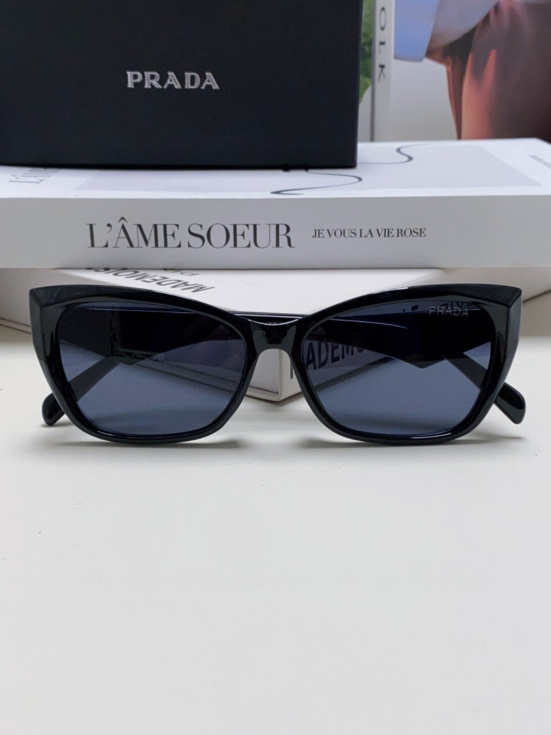 Prada Fashion Blue Lens Sunglasses for Men & Women - 465542 - detail image 6