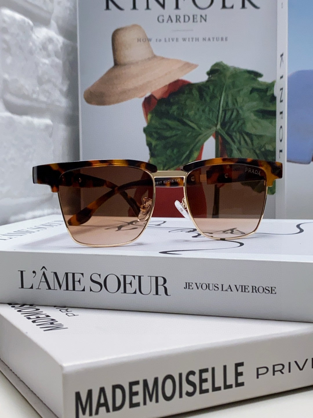Prada Metal Fashion Red Lens Sunglasses for Men & Women - 465544 - detail image 3