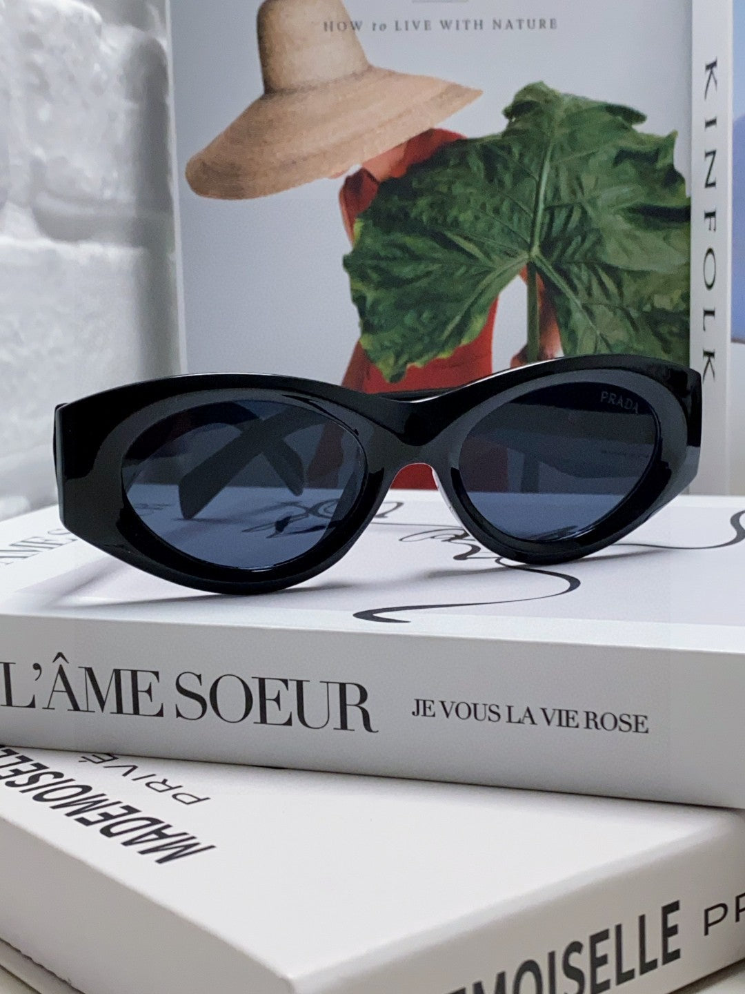 Prada Cat-Eye Red Lens Sunglasses for Men & Women - 465547