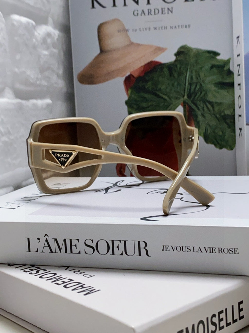 Prada Polarized Oversized Brown Lens Sunglasses for Men & Women - 465549 - detail image 2