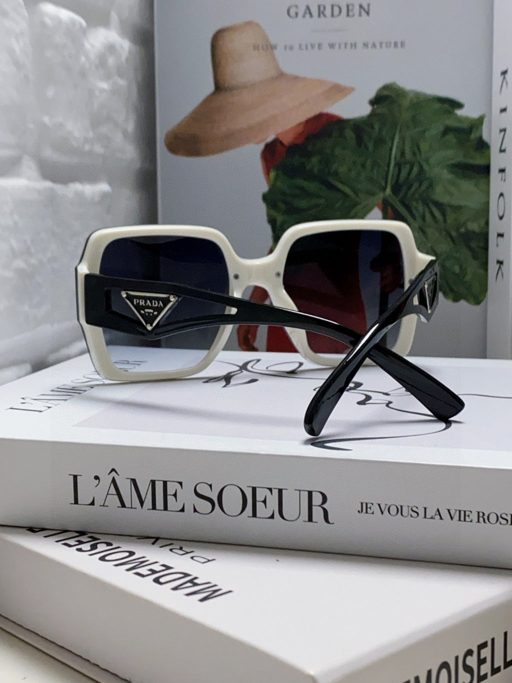 Prada Polarized Oversized Gray Lens Sunglasses for Men & Women - 465550 - detail image 2