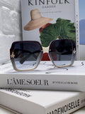 Prada Polarized Oversized Gray Lens Sunglasses for Men & Women - 465550