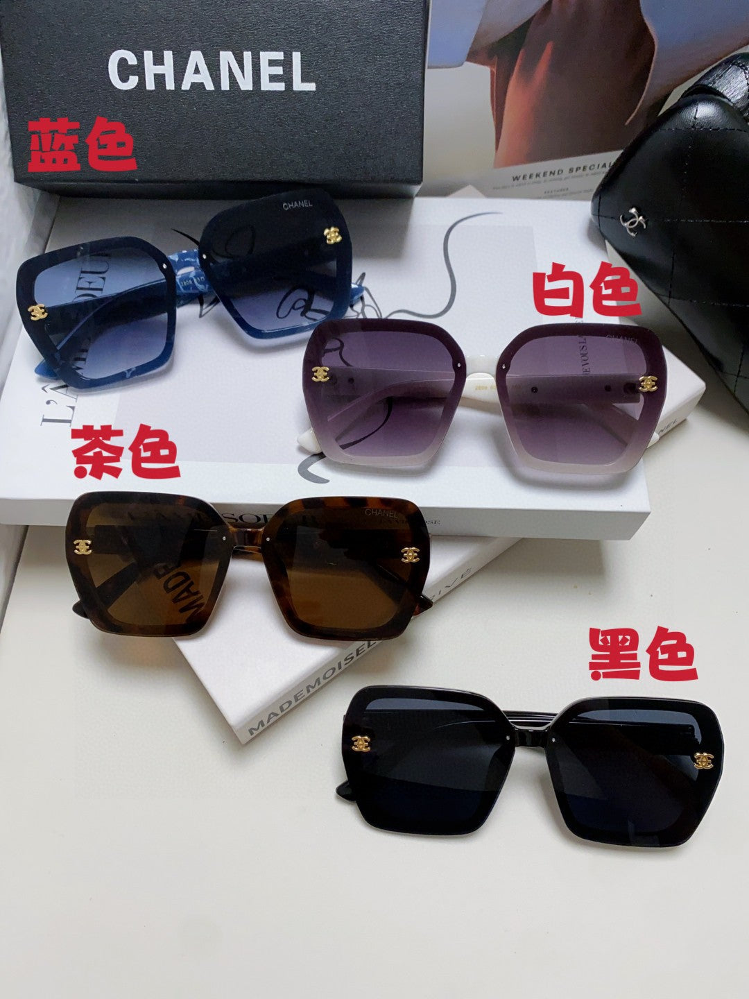 Chanel Polarized Fashion Brown Lens Sunglasses for Men & Women - 465066 - detail image 9
