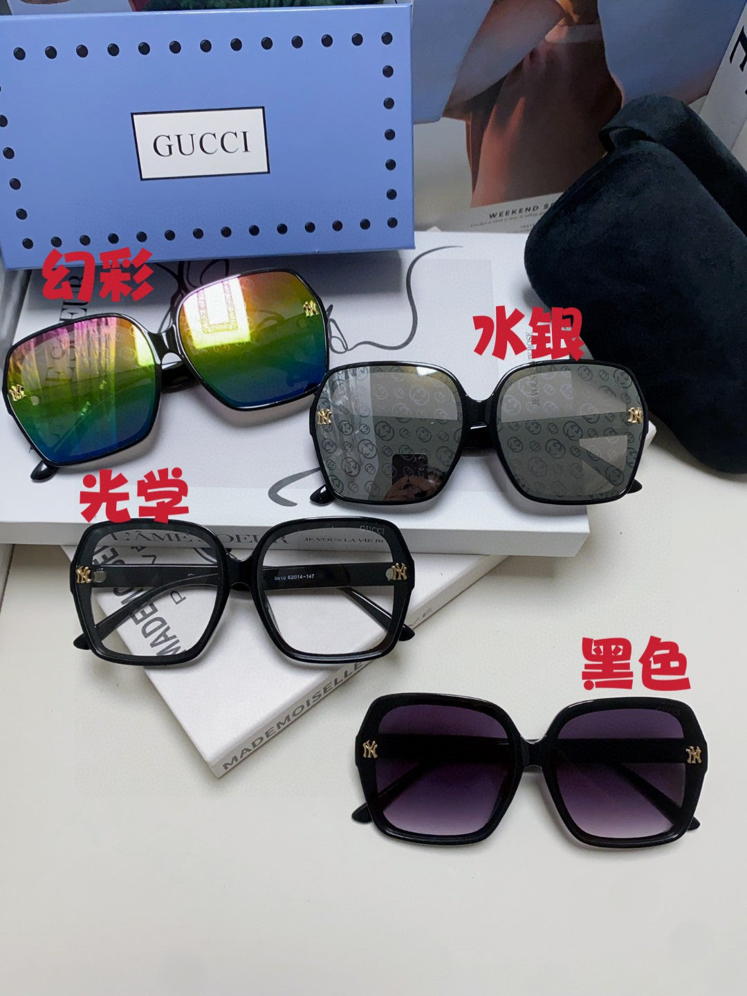 Gucci Polarized Fashion Silver Lens Sunglasses for Men & Women - 464852 - detail image 9