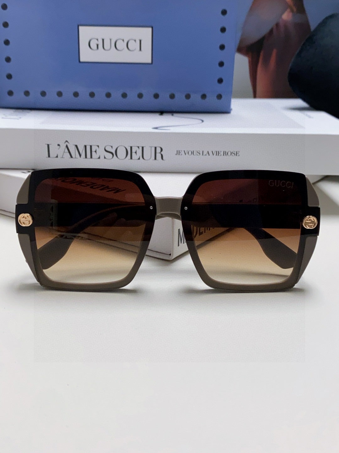Gucci Polarized Fashion Silver Lens Sunglasses for Men & Women - 464848 - detail image 6