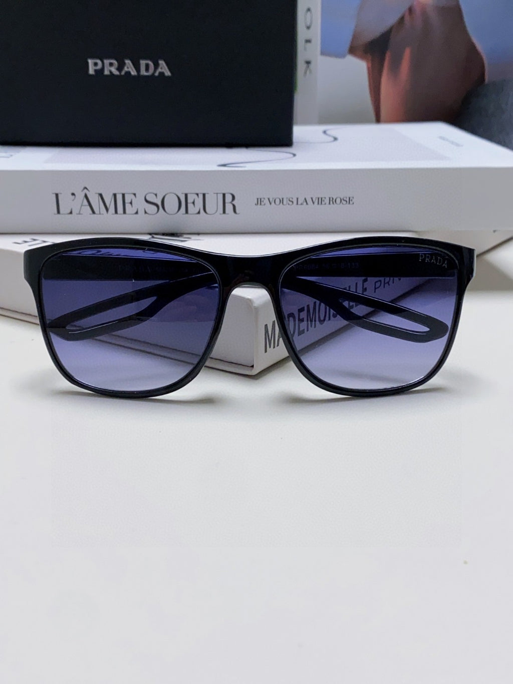 Prada Polarized Fashion Blue Lens Sunglasses for Men & Women - 487110 - detail image 6