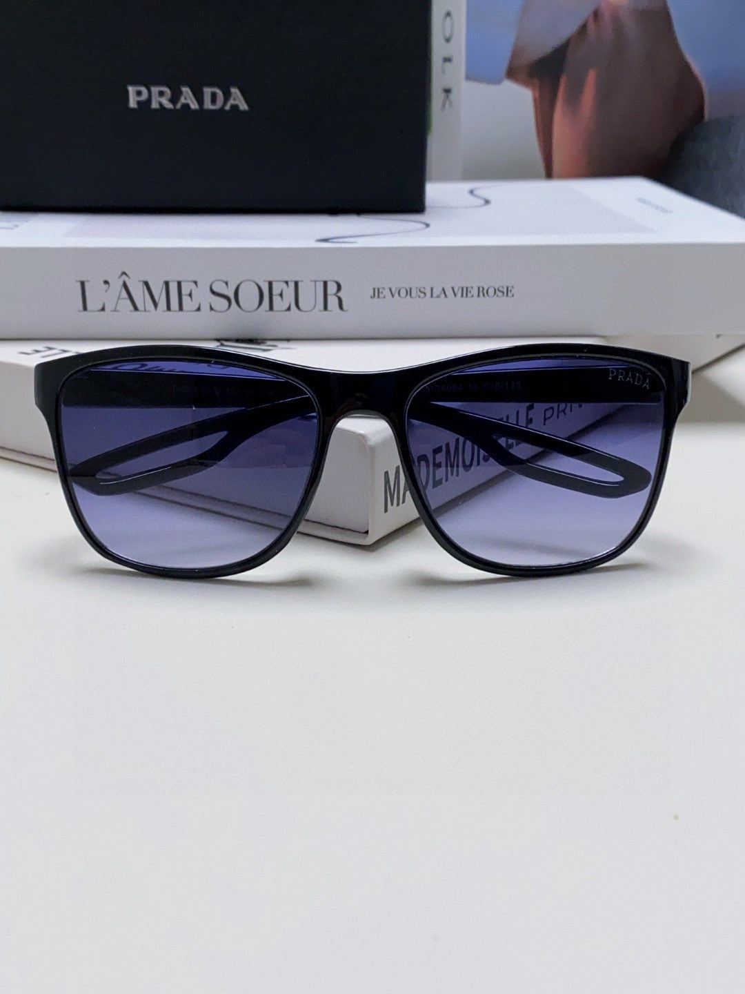 Prada Polarized Fashion Blue Lens Sunglasses for Men & Women - 487110 - detail image 6
