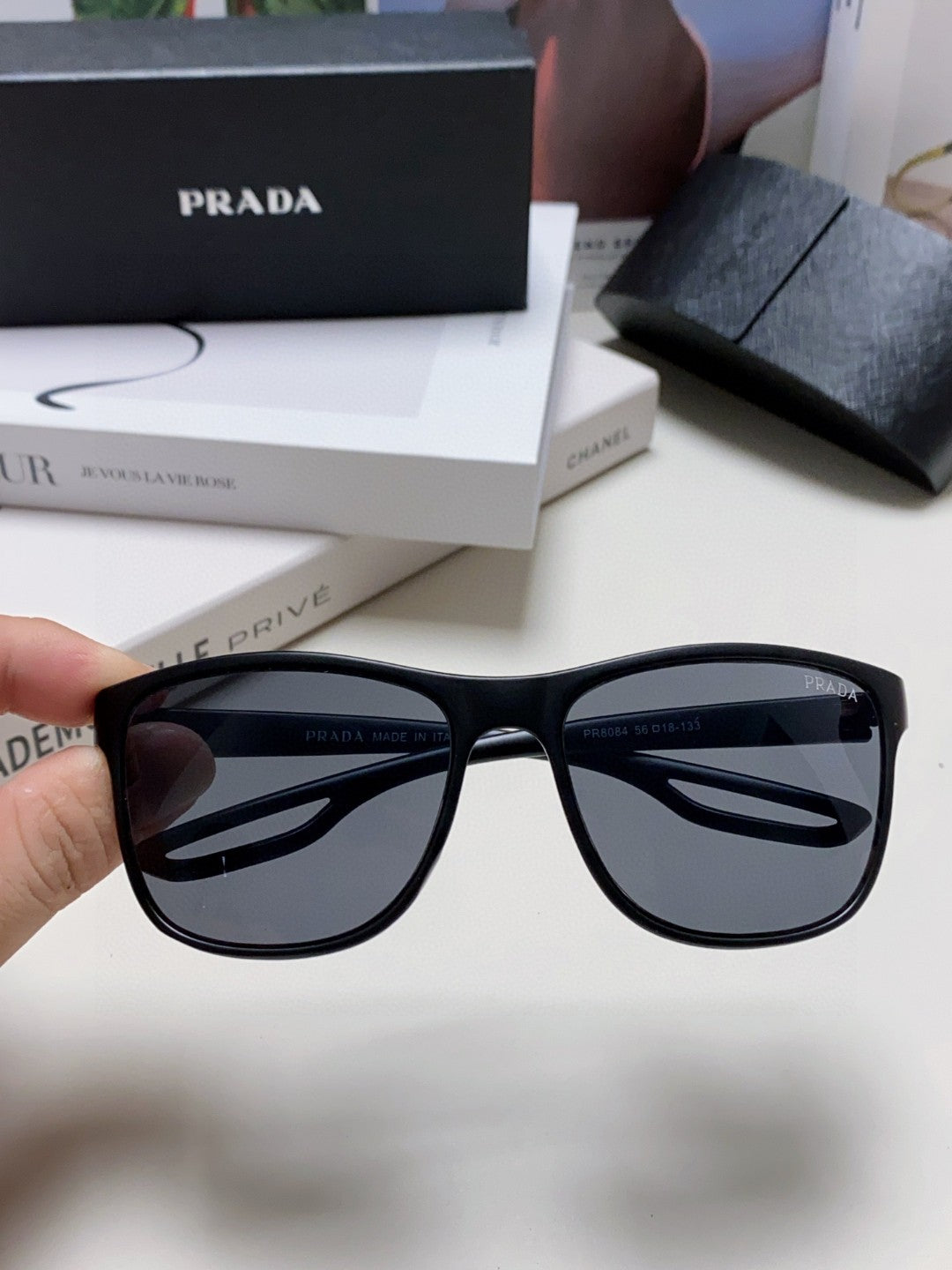 Prada Polarized Fashion Blue Lens Sunglasses for Men & Women - 415709 - detail image 2