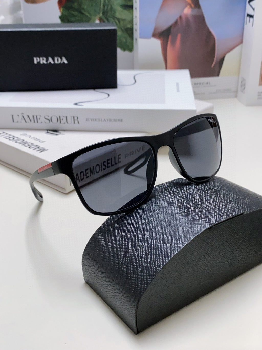 Prada Polarized Fashion Blue Lens Sunglasses for Men & Women - 415709 - detail image 6