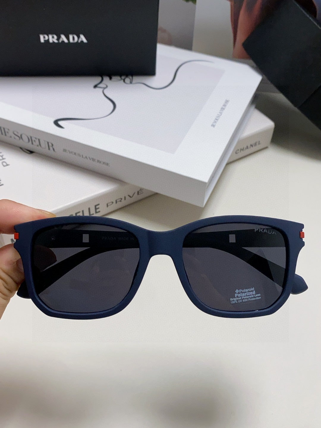 Prada Fashion Black Lens Sunglasses for Men & Women - 415711 - detail image 3