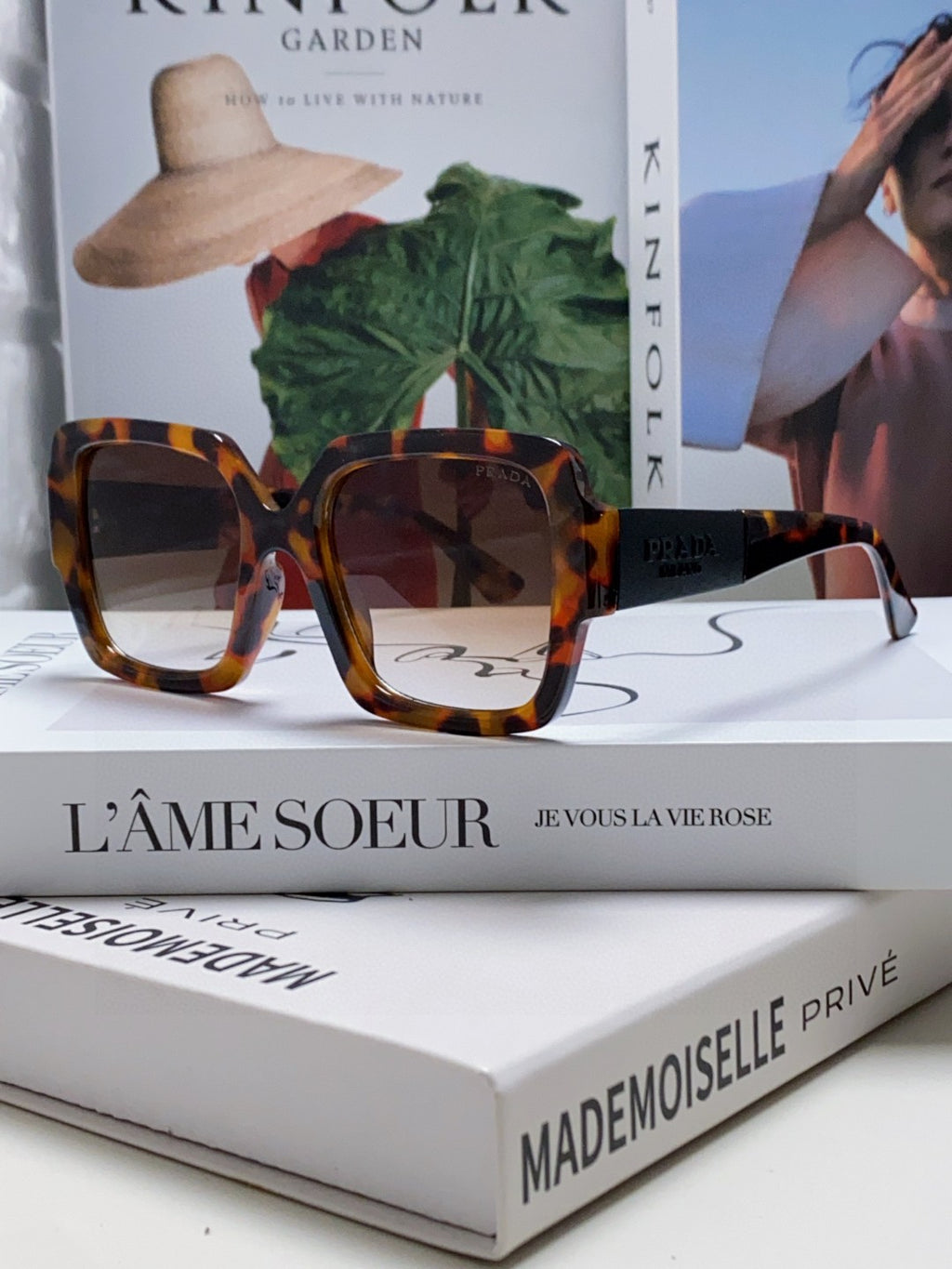 Prada Fashion Brown Lens Sunglasses for Men & Women - 415715 - detail image 2