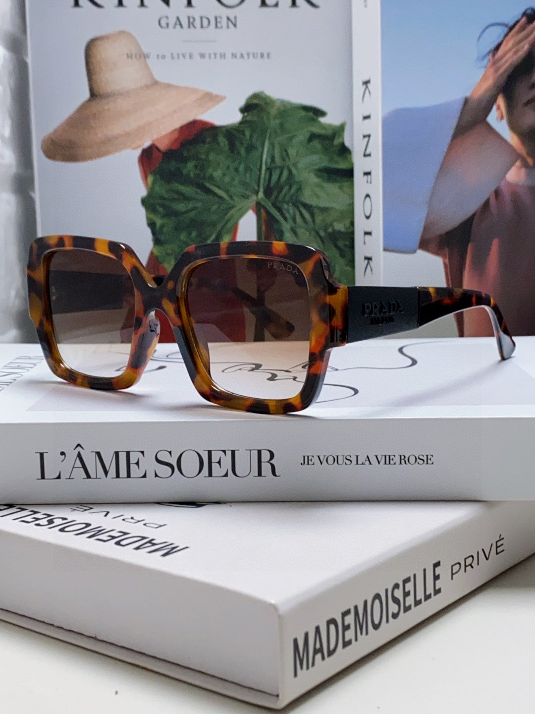 Prada Fashion Brown Lens Sunglasses for Men & Women - 415715 - detail image 2
