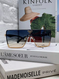 Prada Oversized Silver Lens Sunglasses for Men & Women - 432163