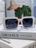 Prada Metal Oversized Silver Lens Sunglasses for Men - 432170