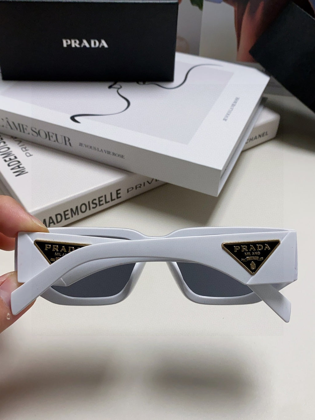 Prada Fashion Blue Lens Sunglasses for Men & Women - 432173 - detail image 3