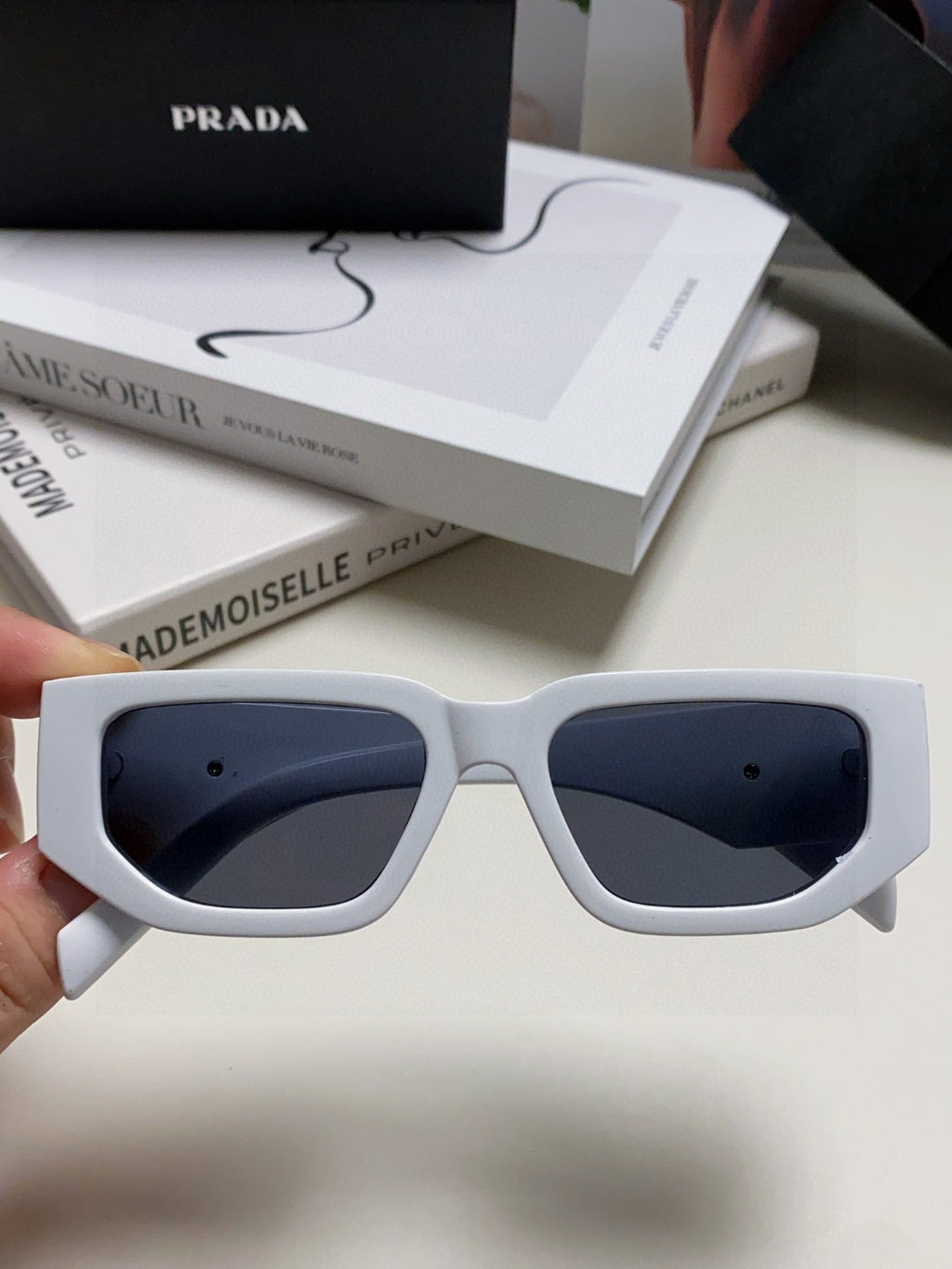Prada Fashion Blue Lens Sunglasses for Men & Women - 487188 - detail image 2