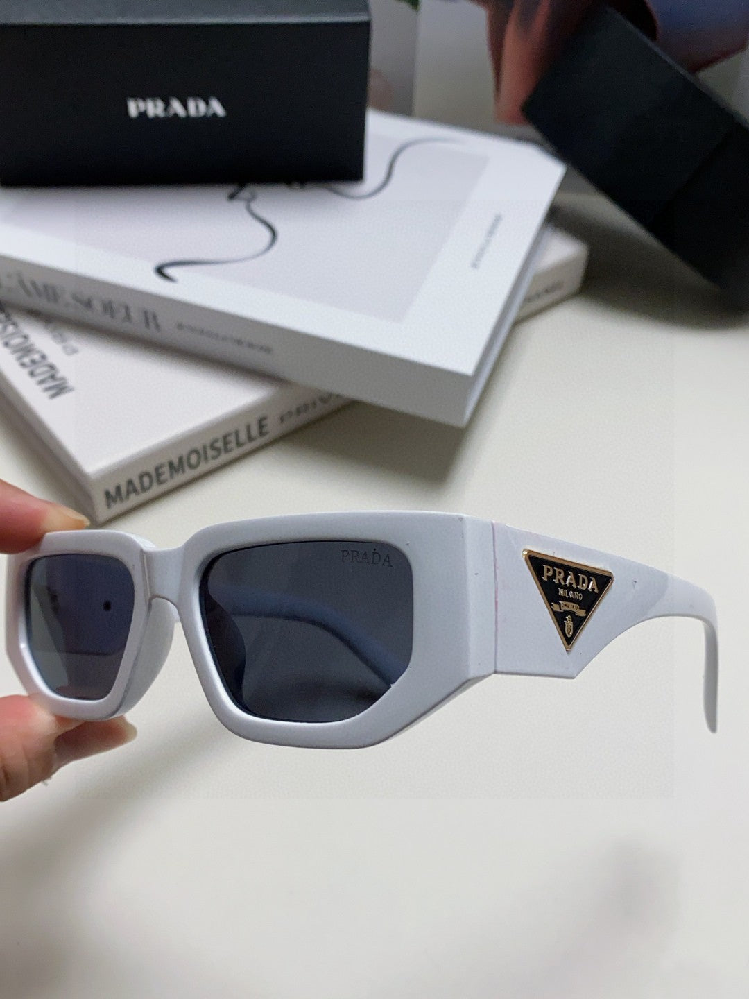 Prada Fashion Blue Lens Sunglasses for Men & Women - 432173 - detail image 4