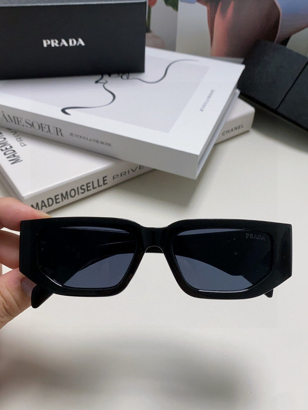 Prada Fashion Blue Lens Sunglasses for Men & Women - 432174 - detail image 3
