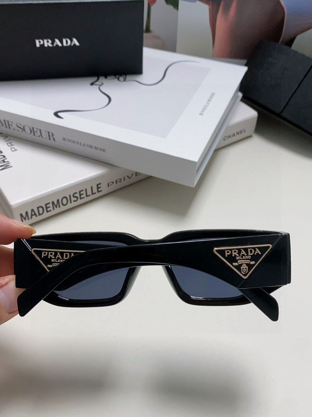 Prada Fashion Blue Lens Sunglasses for Men & Women - 432174 - detail image 4