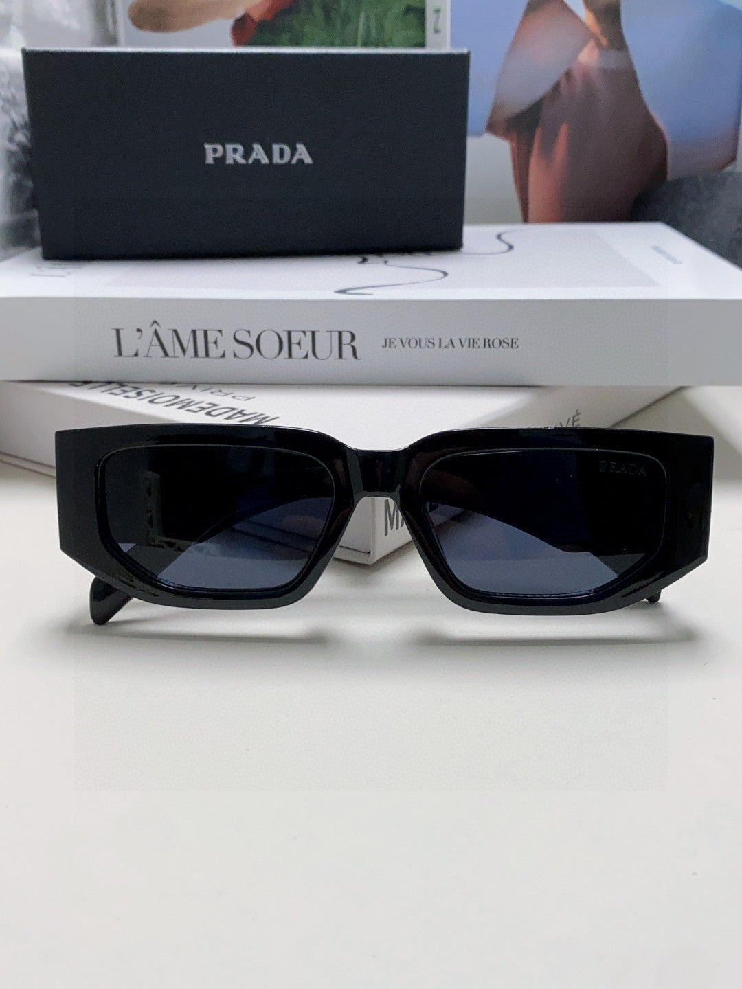 Prada Fashion Blue Lens Sunglasses for Men & Women - 432174 - detail image 6