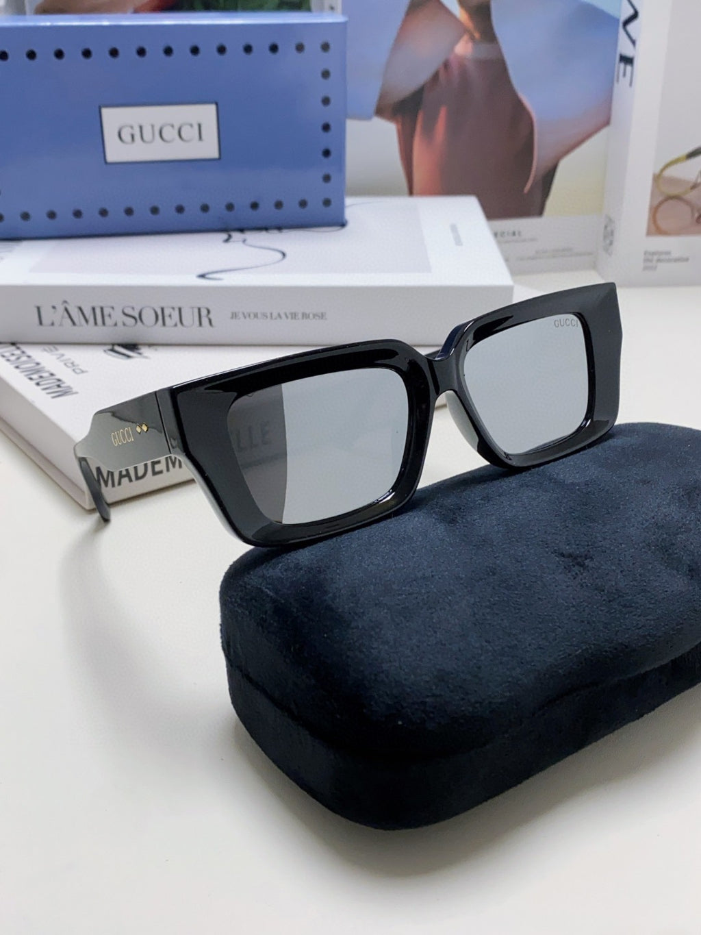 Gucci GG1529S Fashion Silver Lens Sunglasses for Men & Women - 997552 - detail image 7