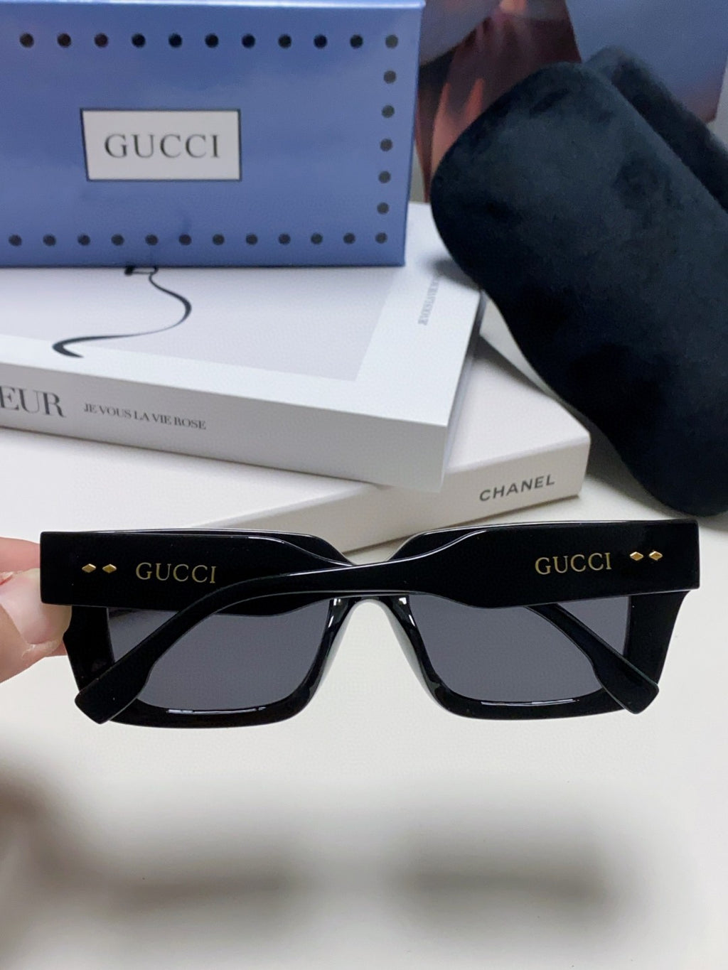 Gucci GG1529S Fashion Orange Lens Sunglasses for Men & Women - detail image 6