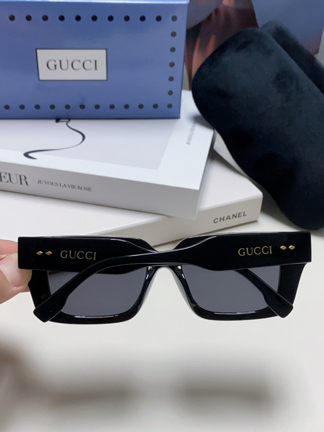 Gucci GG1529S Fashion Orange Lens Sunglasses for Men & Women - detail image 6