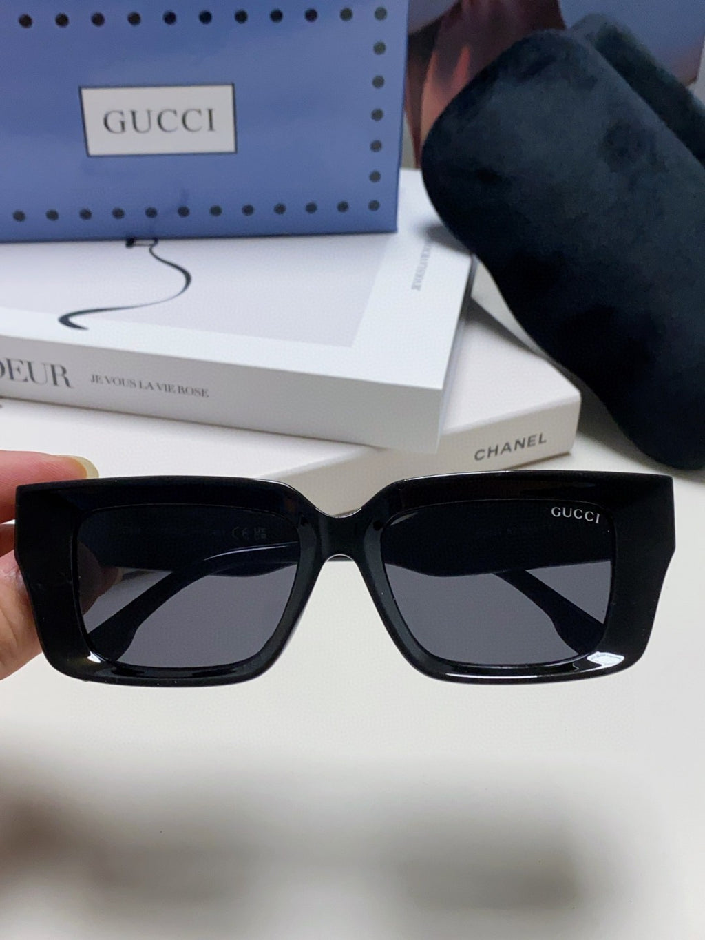 Gucci GG1529S Fashion Orange Lens Sunglasses for Men & Women - detail image 5