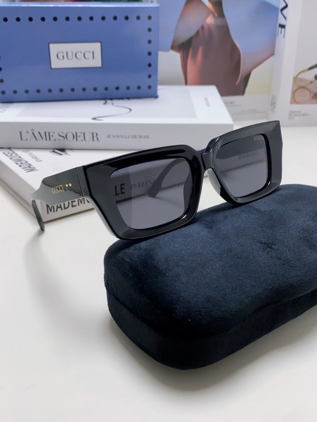 Gucci GG1529S Fashion Orange Lens Sunglasses for Men & Women - detail image 9
