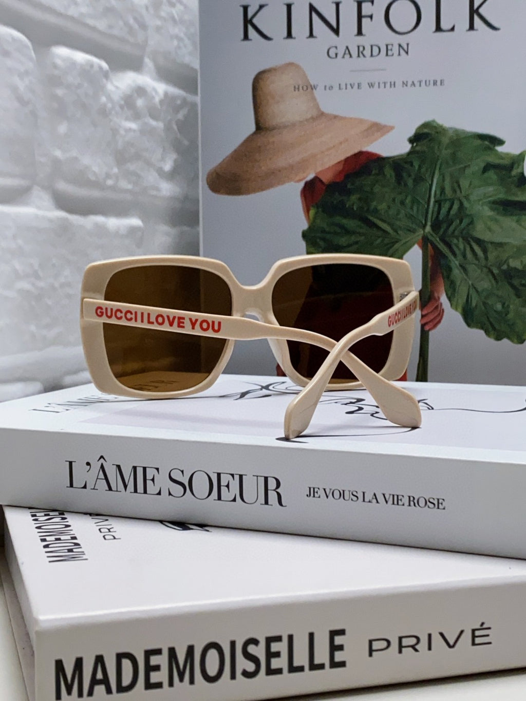 Gucci Oversized Brown Lens Sunglasses for Women - 493348 - detail image 2