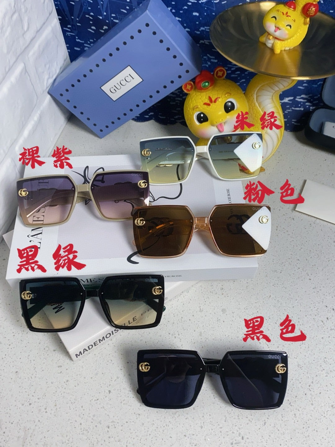Gucci Polarized Fashion Silver Lens Sunglasses for Women - 357873 - detail image 12