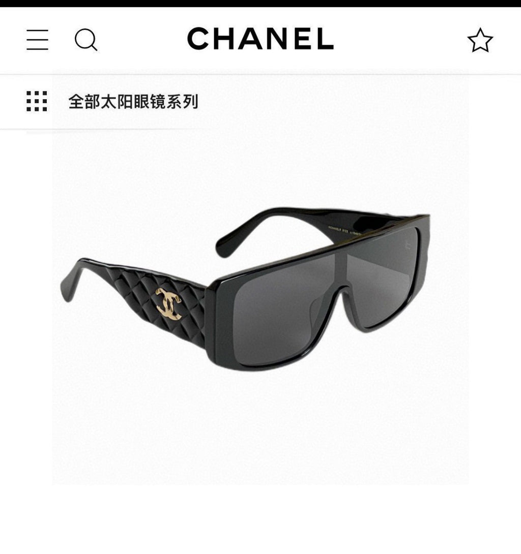 Chanel Fashion Black Lens Sunglasses for Men & Women - 358151