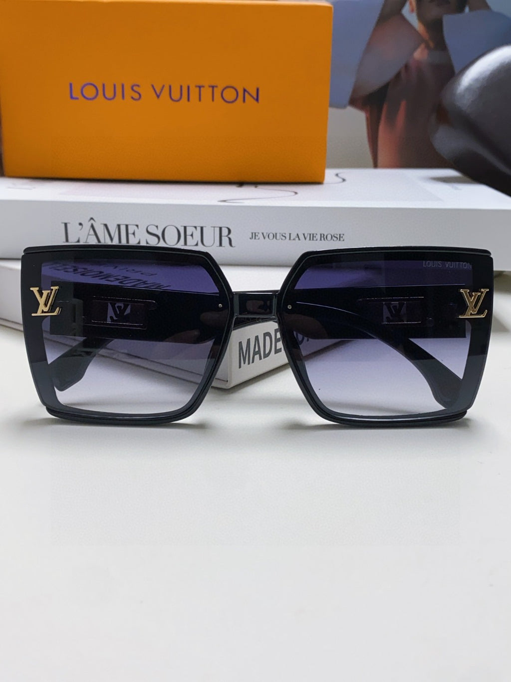 Louis Vuitton Polarized Oversized Gray Lens Sunglasses for Men & Wome - 933764 - detail image 6