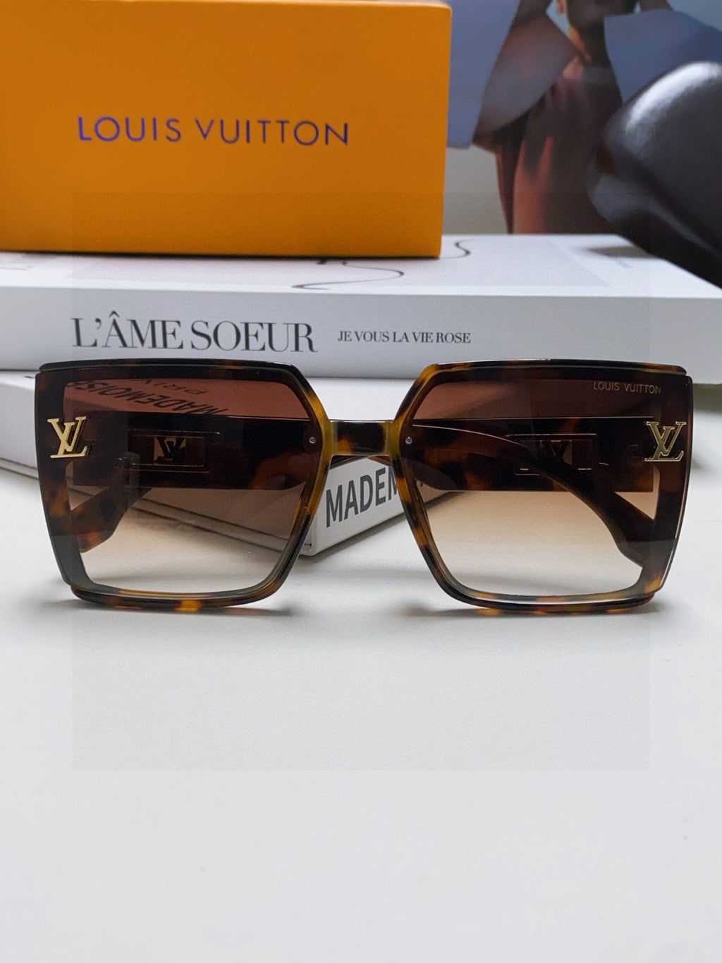 Louis Vuitton Polarized Oversized Brown Lens Sunglasses for Men & Wom - 933766 - detail image 6