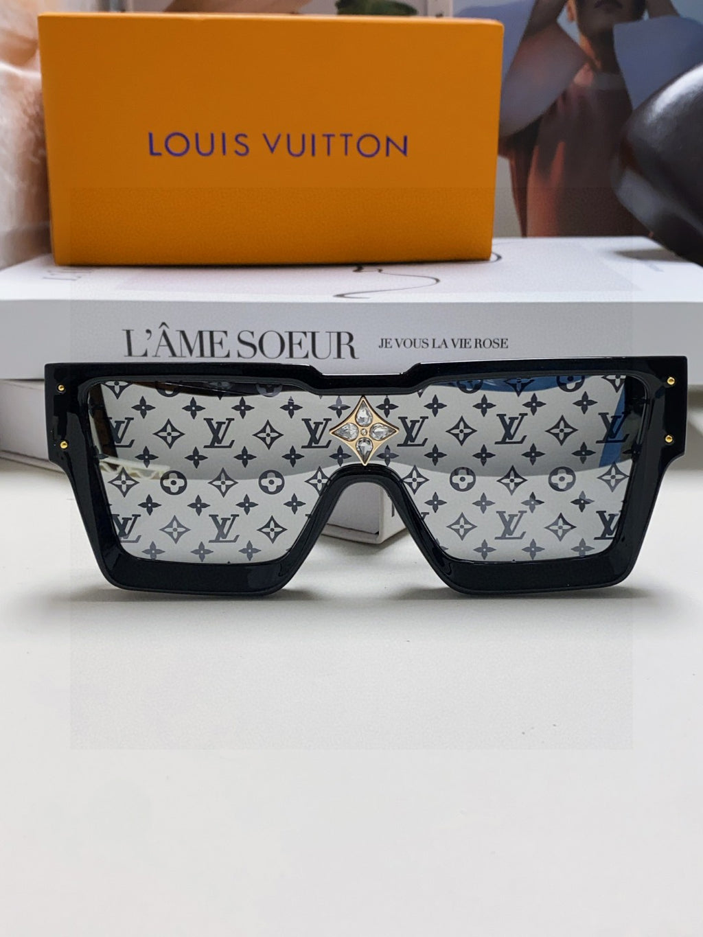 Louis Vuitton Square Silver Lens Sunglasses for Men & Women - 933772 - detail image 5