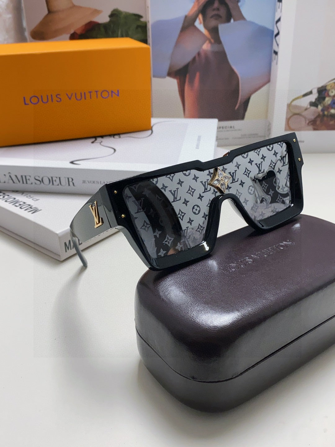 Louis Vuitton Square Silver Lens Sunglasses for Men & Women - 933772 - detail image 6