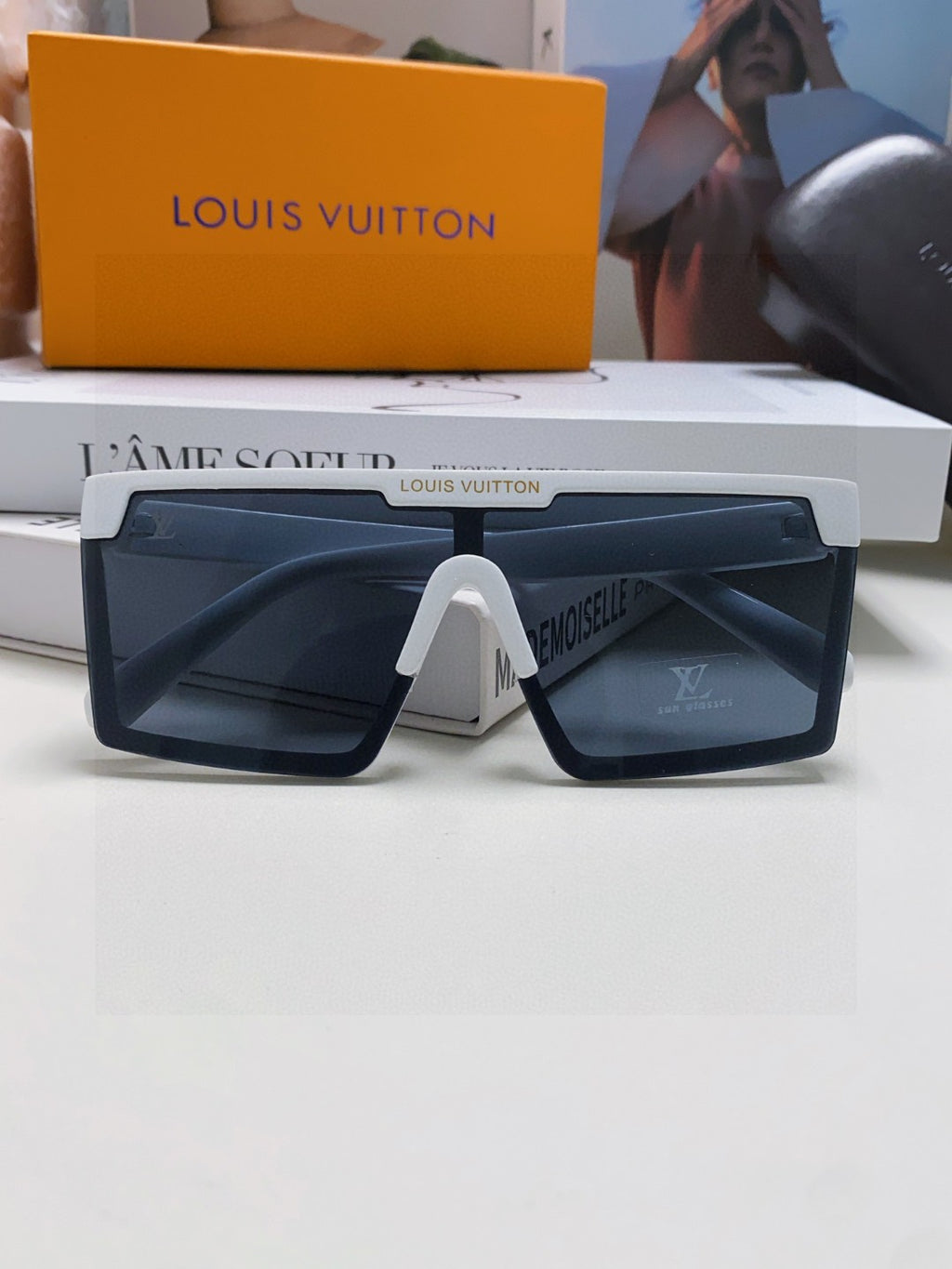 Louis Vuitton Fashion Blue Lens Sunglasses for Men - 371267 - detail image 6