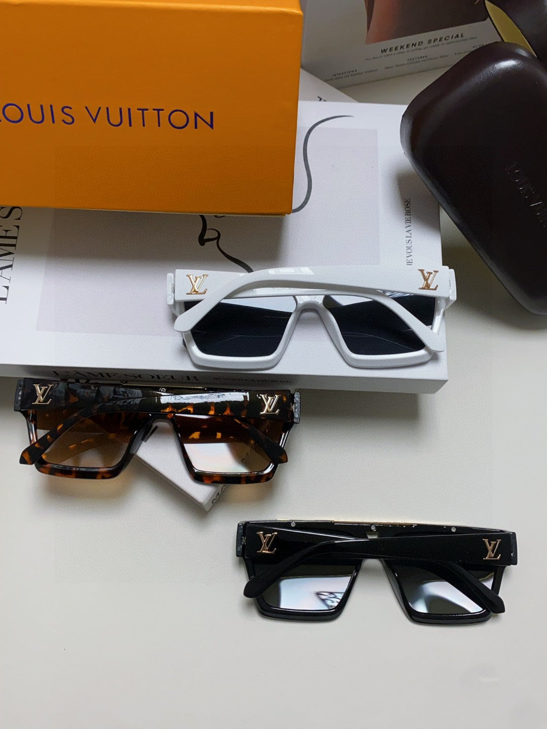 Louis Vuitton Fashion Silver Lens Sunglasses for Men - 371270 - detail image 10
