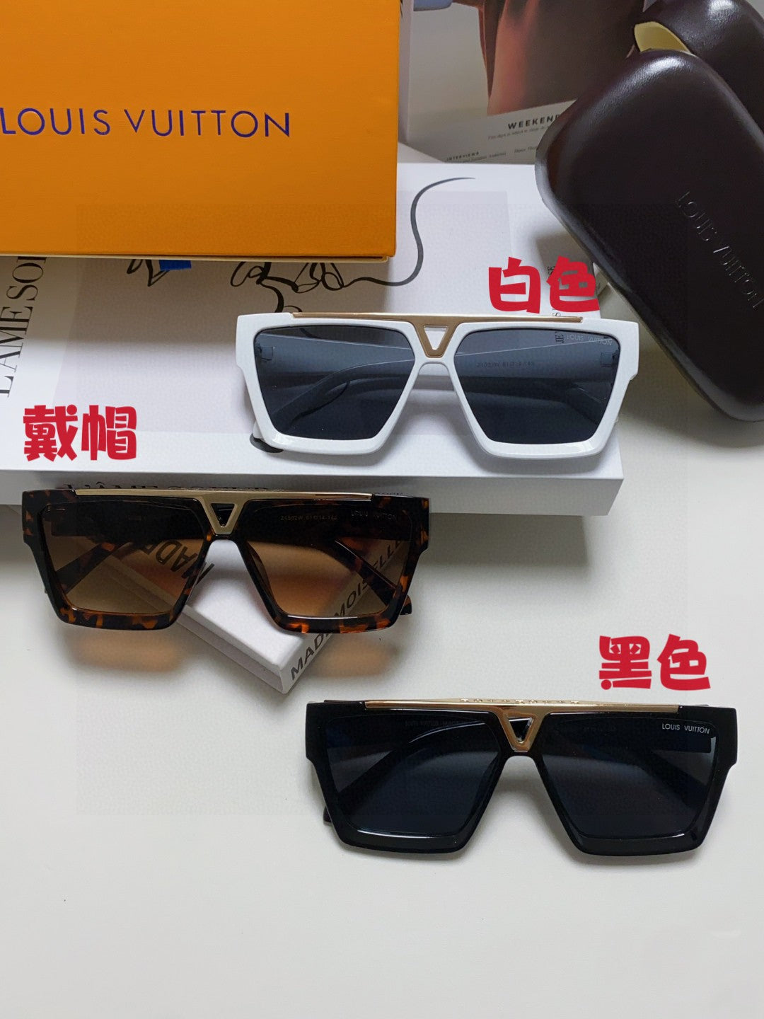 Louis Vuitton Fashion Black Lens Sunglasses for Men - 371271 - detail image 9