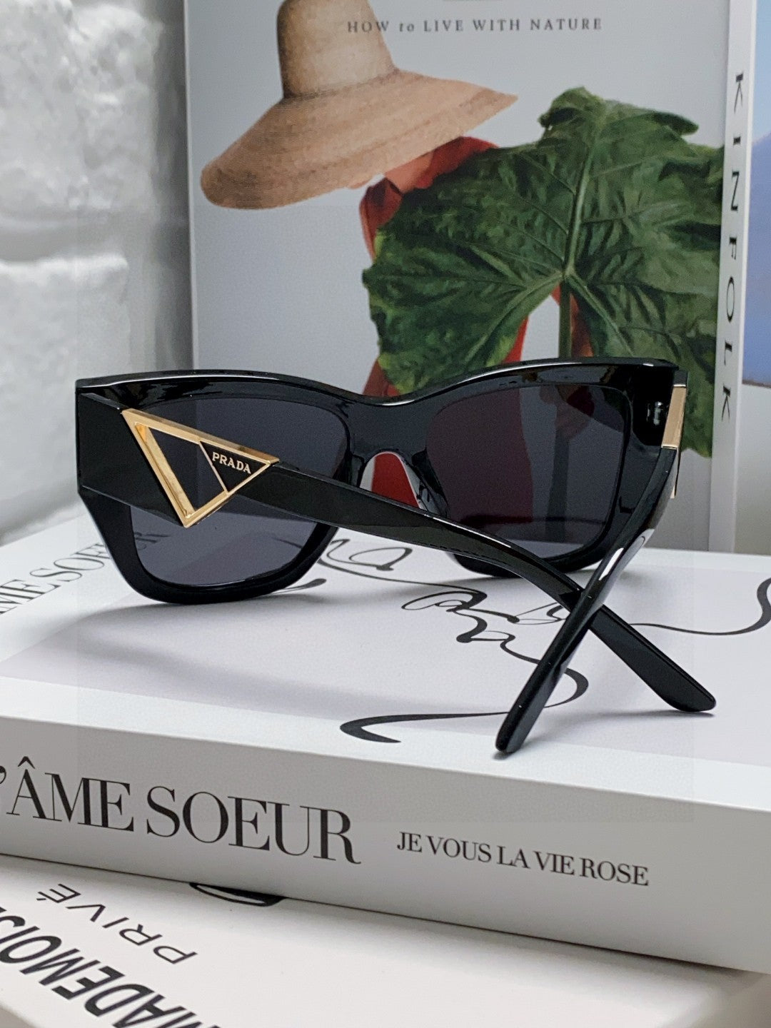Prada Square Gray Lens Sunglasses for Women - detail image 2