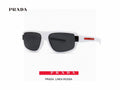Prada Square Black Lens Sunglasses for Men & Women - 382693