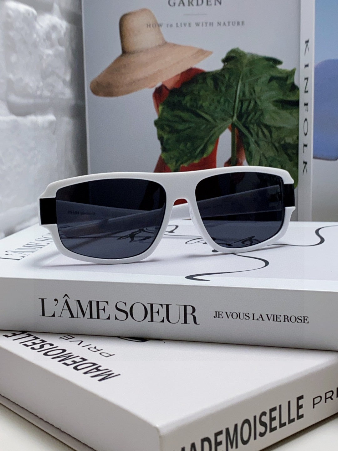 Prada Square Black Lens Sunglasses for Men & Women - 382693 - detail image 3
