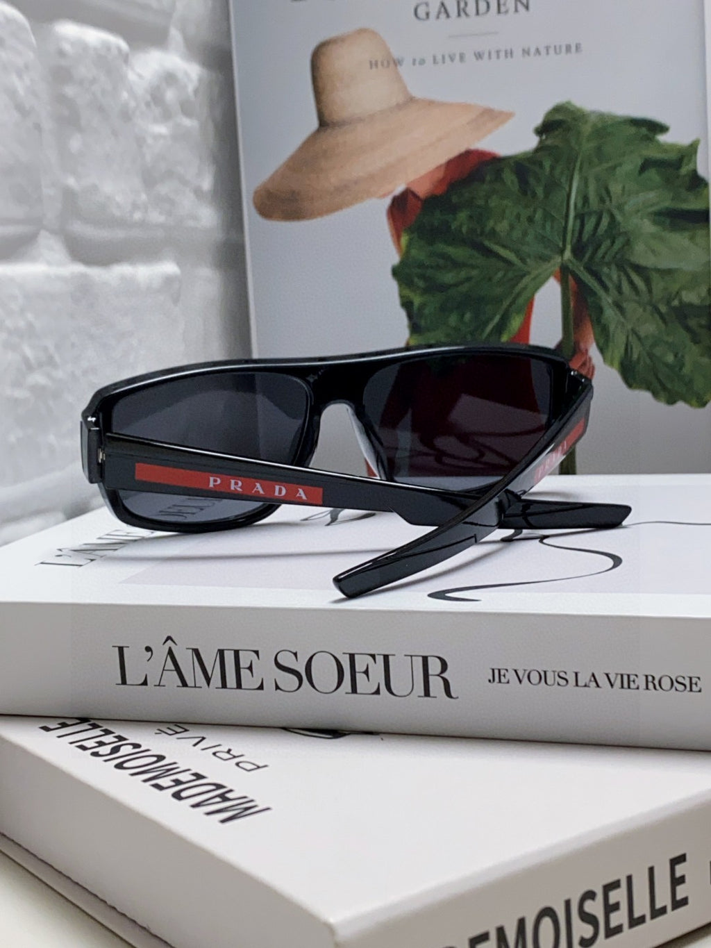 Prada Square Black Lens Sunglasses for Men & Women - 382694 - detail image 4