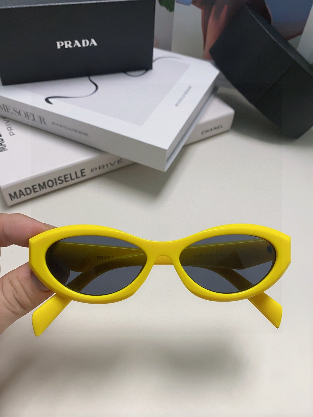Prada Fashion Brown Lens Sunglasses for Men & Women - 382695 - detail image 2