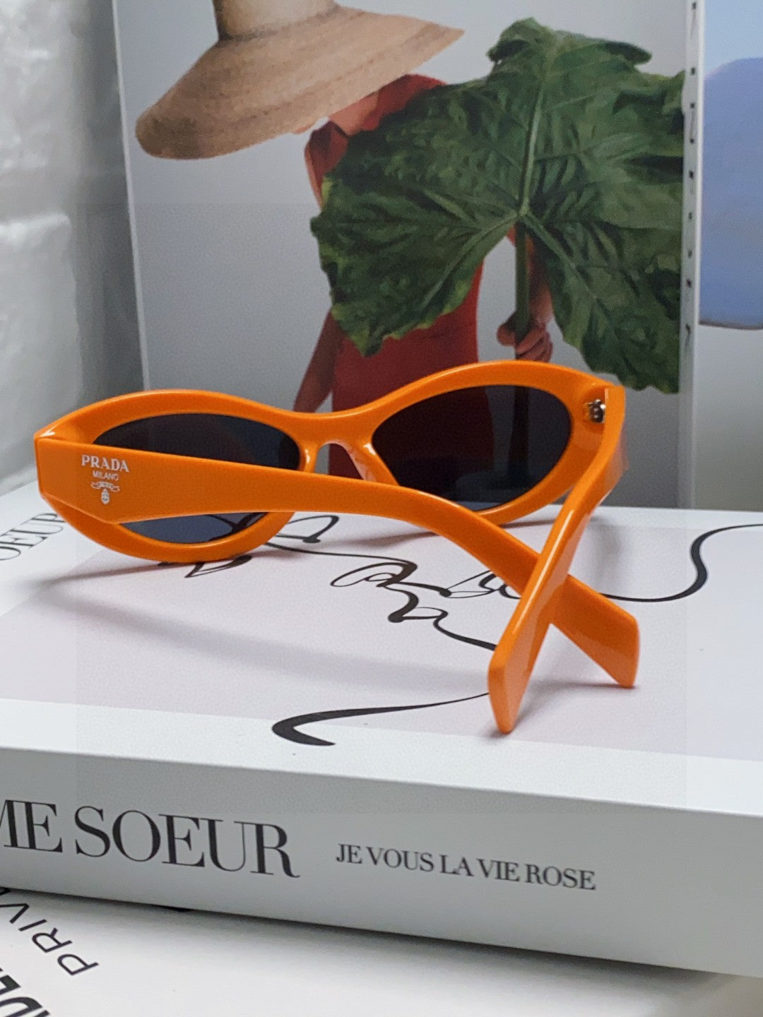 Prada Fashion Green Lens Sunglasses for Men & Women
