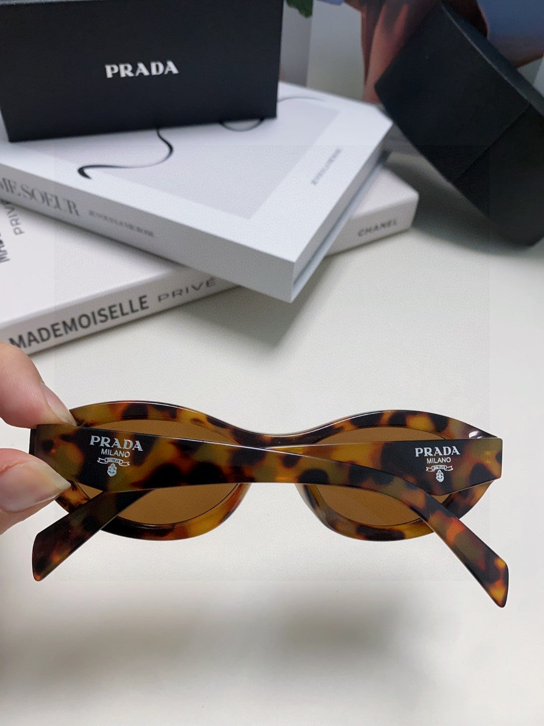 Prada Fashion Brown Lens Sunglasses for Men & Women - 382697 - detail image 3