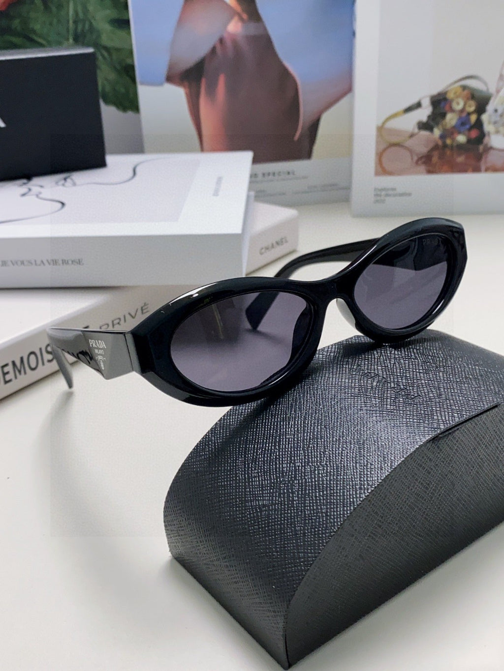 Prada Fashion Silver Lens Sunglasses for Men & Women - 382698 - detail image 5