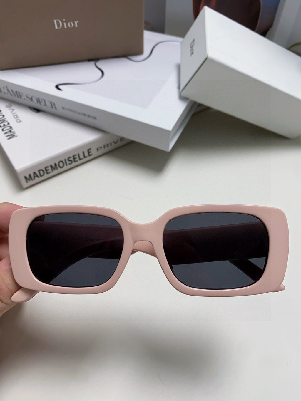 Dior Square Blue Lens Sunglasses for Men & Women - 382396 - detail image 3