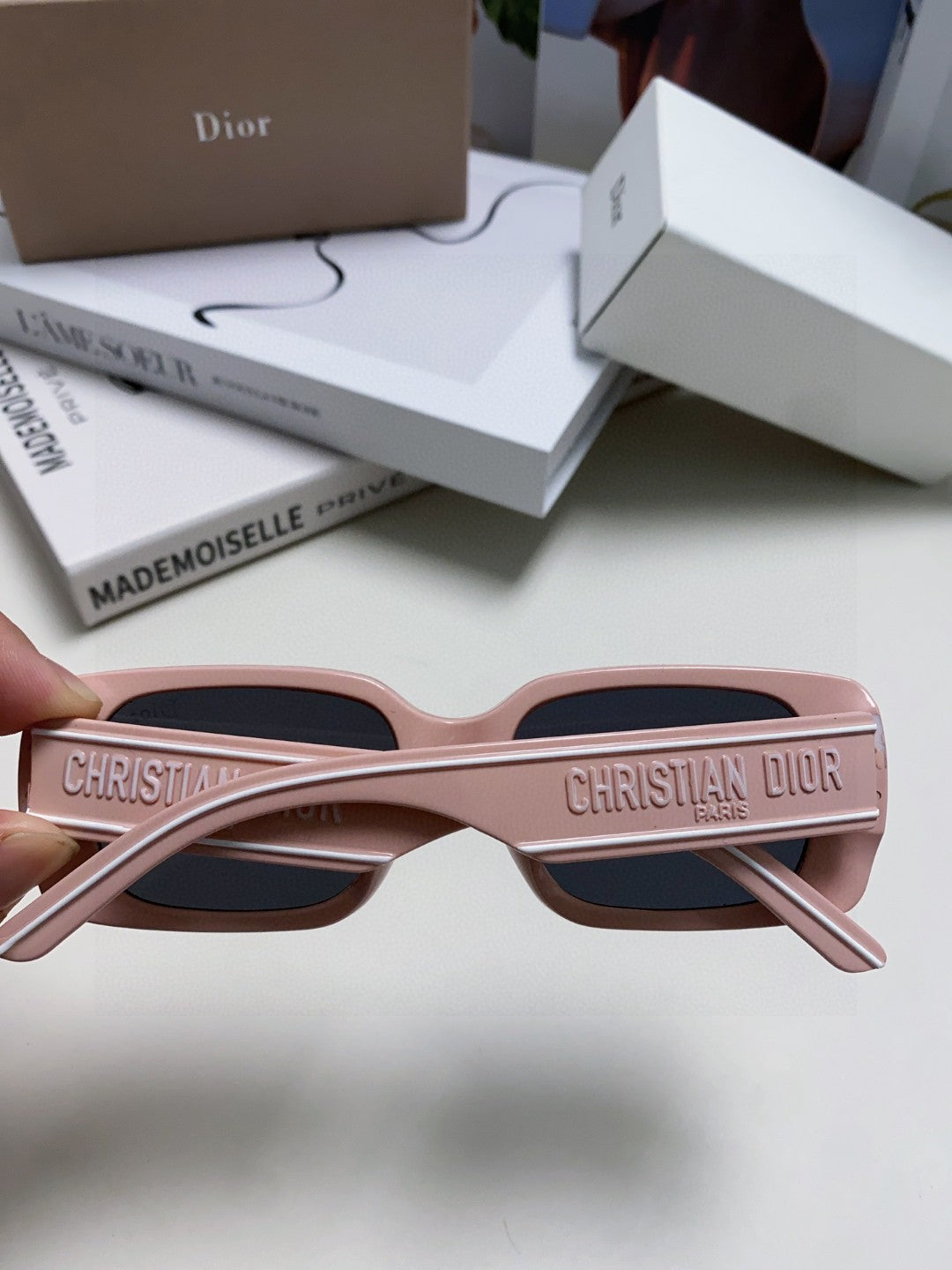 Dior Square Blue Lens Sunglasses for Men & Women - 382396 - detail image 4