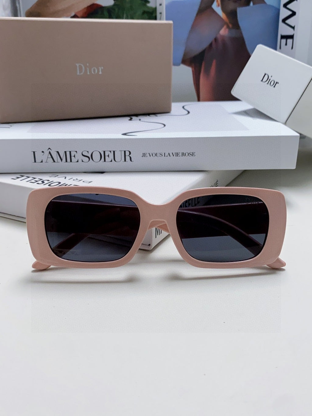 Dior Square Blue Lens Sunglasses for Men & Women - 382396 - detail image 6